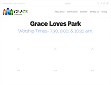 Tablet Screenshot of gracelovespark.org